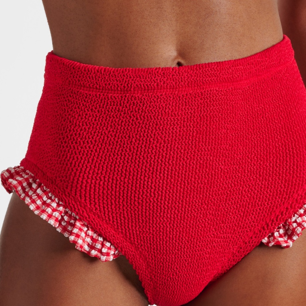 NWT Hunza G Peggy Red Bikini Set one size - Picture 4 of 9
